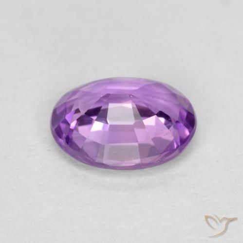 9,17 ctw natürlicher Mittelviolettes Violett Saphir, Oval, VVS-VS