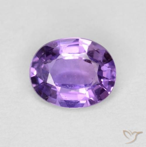 0.40ct Natürlicher Mittelviolett Saphir, Oval, VVS-VS