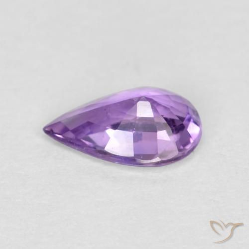9,17 ctw natürlicher Mittelviolettes Violett Saphir, Birnenform, VVS-VS