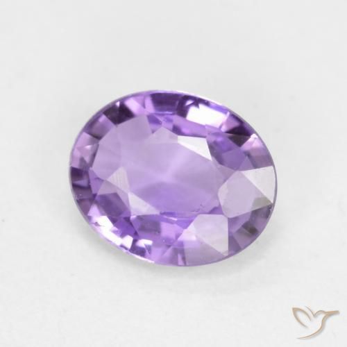 9,17 ctw natürlicher Mittelrosa Violett Saphir, Oval, VVS-VS