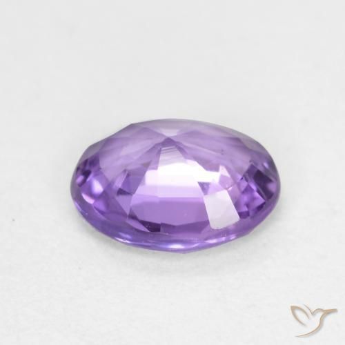 9,17 ctw natürlicher Mittelrosa Violett Saphir, Oval, VVS-VS