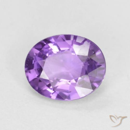 9,17 ctw natürlicher Mittelrosa Violett Saphir, Oval, VVS-VS
