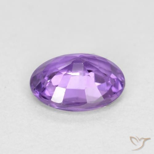9,17 ctw natürlicher Mittelrosa Violett Saphir, Oval, VVS-VS