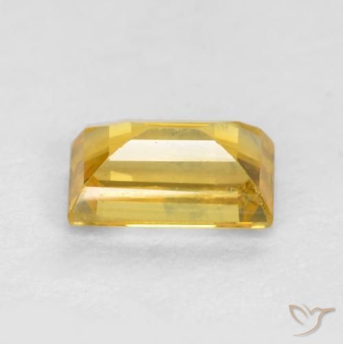 9,17 ctw natürlicher Golden Saphir, Baguette, VVS-VS