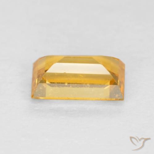 9,17 ctw natürlicher gold-orange Saphir, Baguette, VS-SI