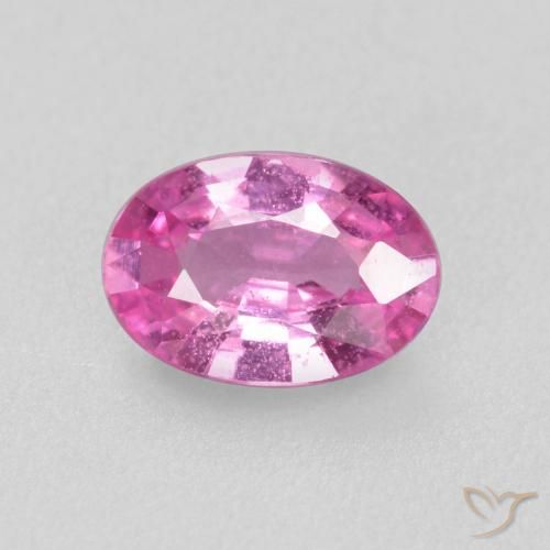0.51ct Natürlicher Mittelviolett Saphir, Oval, VS-SI