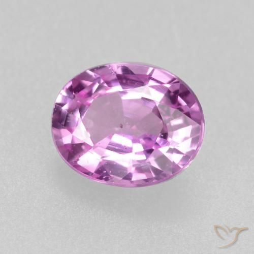 0.45ct Natürlicher Rosaig-lila Saphir, Oval, VS
