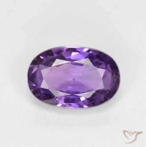 0.47ct Natürlicher Rosa Violett Saphir, Oval, VS