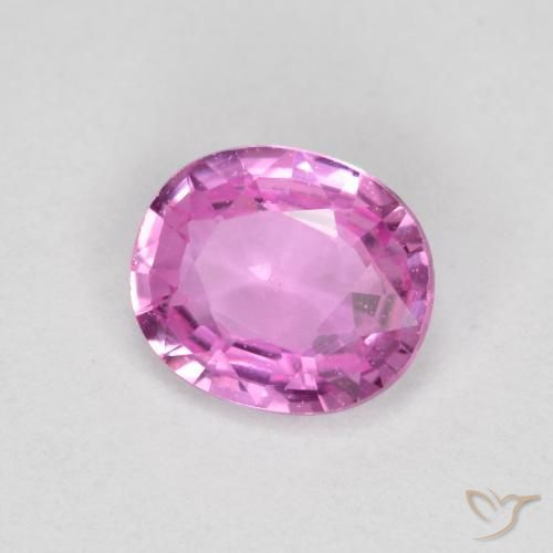9,17 ctw natürlicher Purpur Rosa Saphir, Oval, VS