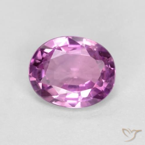 0.43ct Natürlicher Mittelviolett Saphir, Oval, VVS-VS