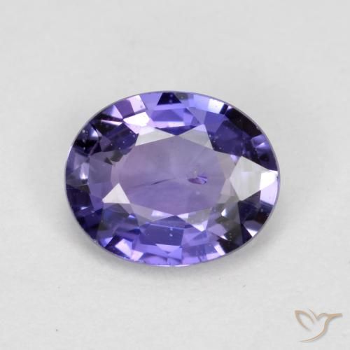 0.47ct Natürlicher tieflila Saphir, Oval, VS-SI