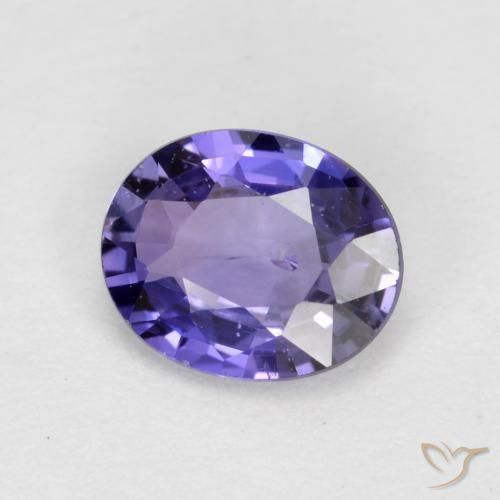 9,17 ctw natürlicher tieflila Saphir, Oval, VS-SI