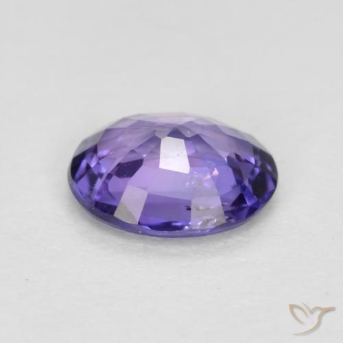 9,17 ctw natürlicher tieflila Saphir, Oval, VS-SI