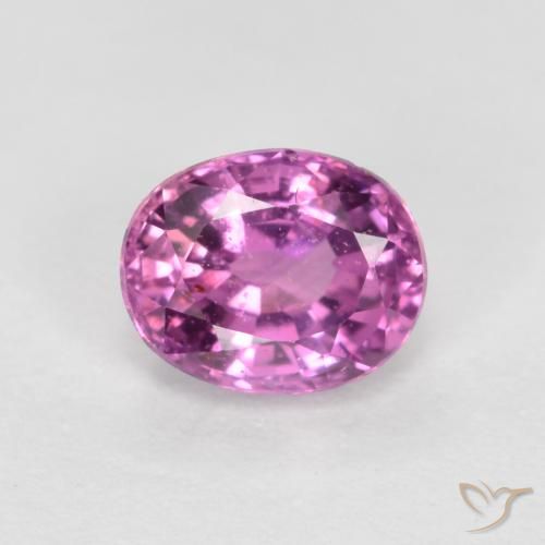 0.48ct Natürlicher Rosaig-lila Saphir, Oval, VS