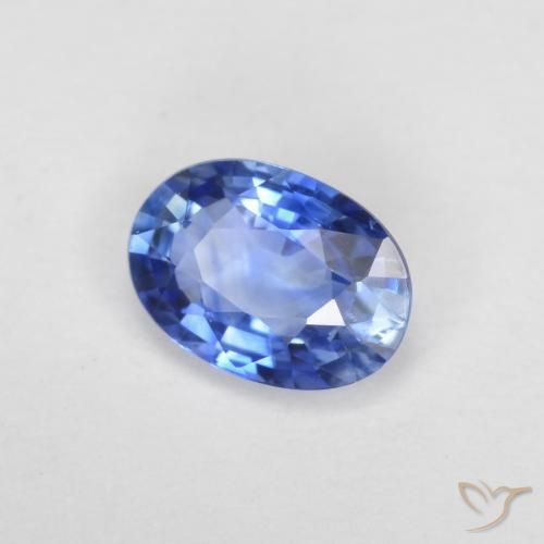 9,17 ctw natürlicher Mittleres Dunkelblau Saphir, Oval, VS