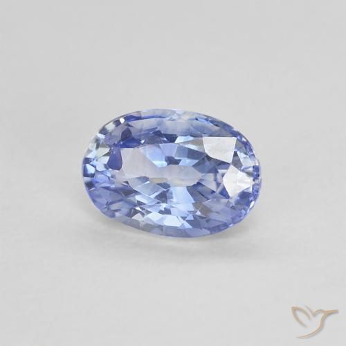 9,17 ctw natürlicher Pastellblau Saphir, Oval, VVS-VS