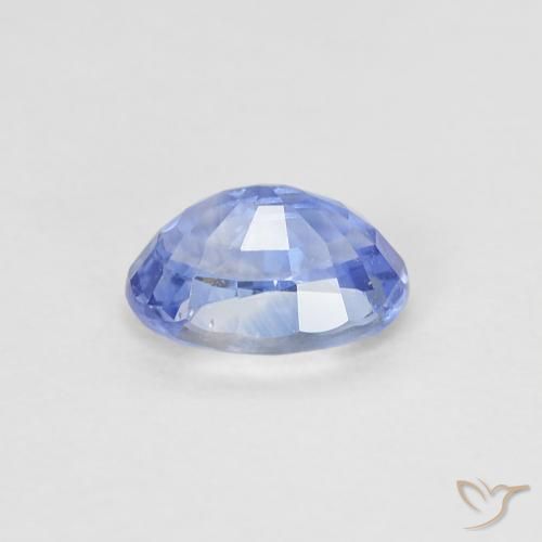 9,17 ctw natürlicher Pastellblau Saphir, Oval, VVS-VS