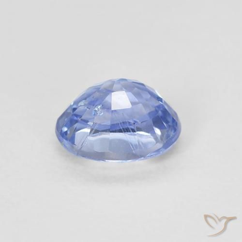 9,17 ctw natürlicher Pastellblau Saphir, Oval, VS-SI