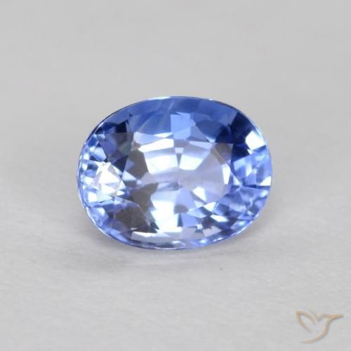 9,17 ctw natürlicher tiefblau Saphir, Oval, VVS-VS