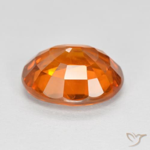 9,17 ctw natürlicher Mittelorange Saphir, Oval, VS-SI
