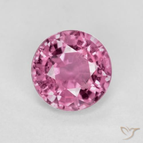 0.55ct Natürlicher Mittelviolett Saphir, Runden, VS-SI