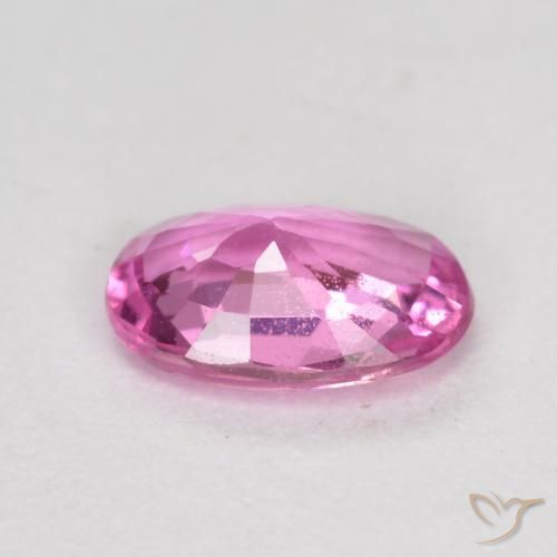 9,17 ctw natürlicher tiefrosa Saphir, Oval, VS-SI