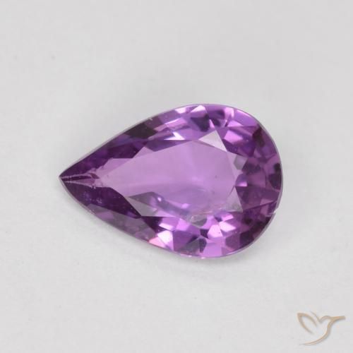 9,17 ctw natürlicher Lilaisch-violett Saphir, Birnenform, VS