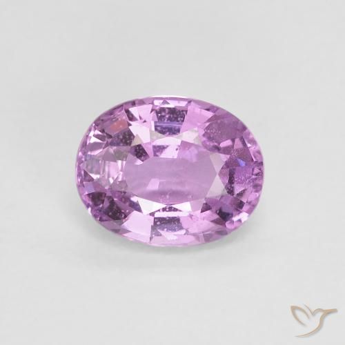0.84ct Natürlicher Rosaviolettes Lila Saphir, Oval, VS-SI