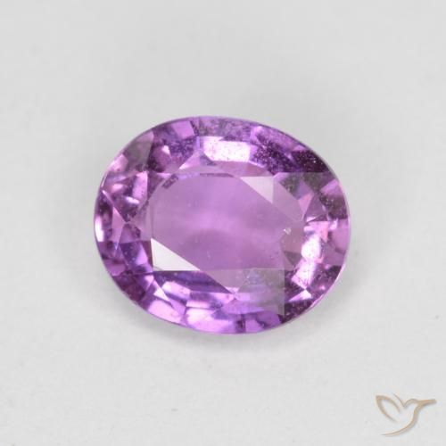 0.72ct Natürlicher Elektrisches Lila Saphir, Oval, VS-SI