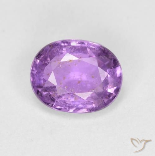 0.77ct Natürlicher Lilaisch-violett Saphir, Oval, VS-SI