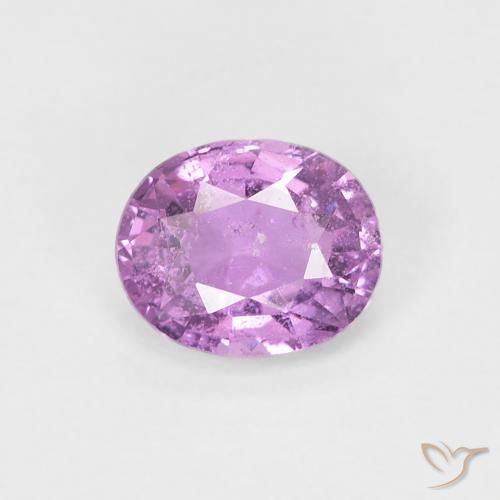 0.74ct Natürlicher Mittelviolett Saphir, Oval, VS-SI