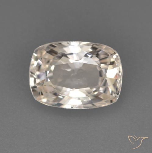1.13ct Natürlicher Sehr helles Gold Saphir, Kissen, VVS-VS