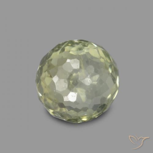 0.59ct Natürlicher gelblich-grün Saphir, Runden, VS-SI