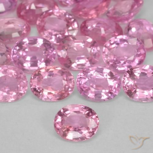 9,17 ctw natürlicher Kaugummi Rosa Saphir, Oval, VS-SI