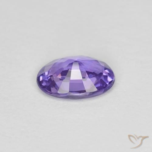9,17 ctw natürlicher tiefviolett Saphir, Oval, VVS-VS