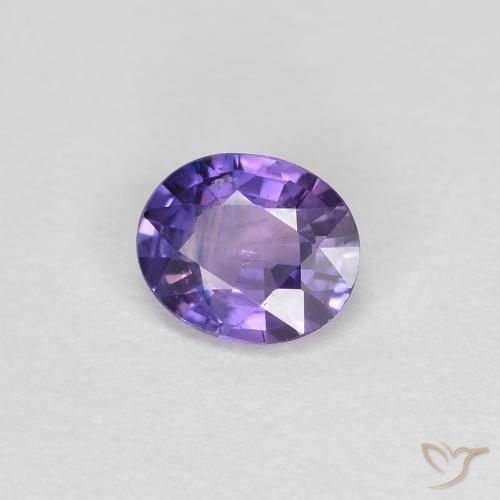 9,17 ctw natürlicher tiefviolett Saphir, Oval, VS