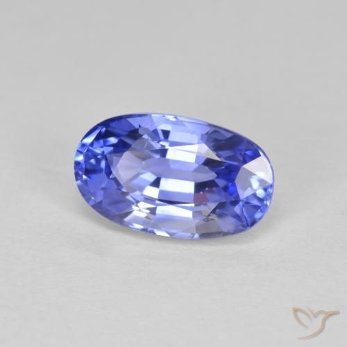 9,17 ctw natürlicher tiefviolett-blau Saphir, Oval, VVS-VS