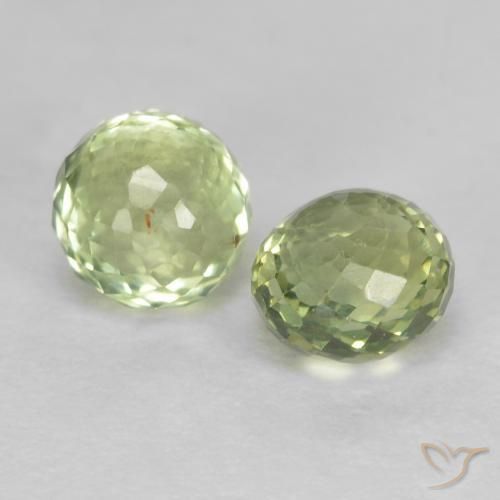 1.06 ct natürliche Sehr helles Salbeigrün Saphir-Edelsteine, Runden, VS
