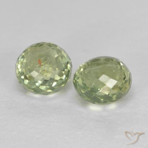 1.06 ct natürliche Sehr helles Salbeigrün Saphir-Edelsteine, Runden, VS