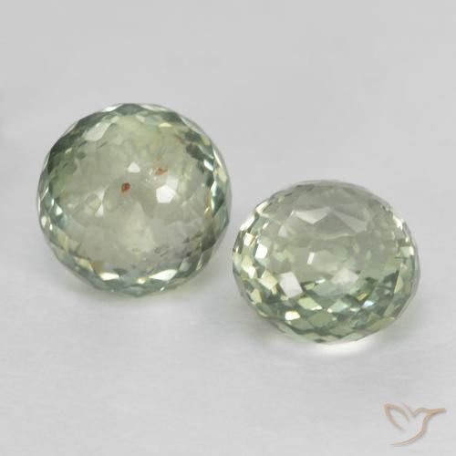 1.15 ct natürliche Helles Waldgrün Saphir-Edelsteine, Runden, VS