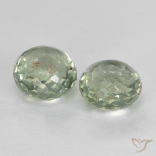 1.15 ct natürliche Helles Waldgrün Saphir-Edelsteine, Runden, VS