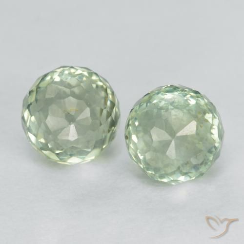 1.09 ct natürliche Helles Waldgrün Saphir-Edelsteine, Runden, VS