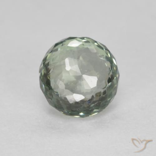 0.55ct Natürlicher Moosiges Grün Saphir, Runden, VS, Photo A