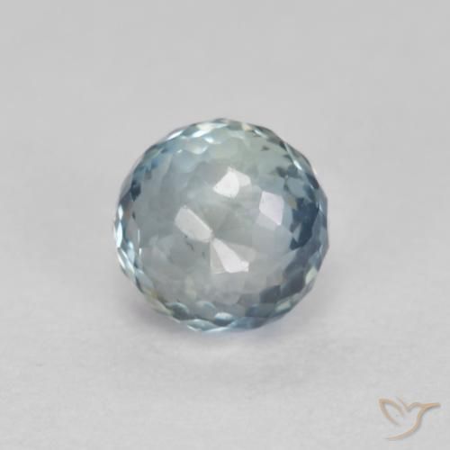 0.48ct Natürlicher hellblau Saphir, Runden, VS