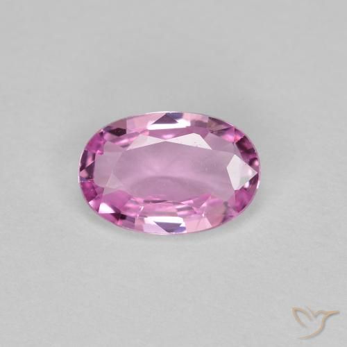 0.58ct Natürlicher Königslila Rosa Saphir, Oval, VVS