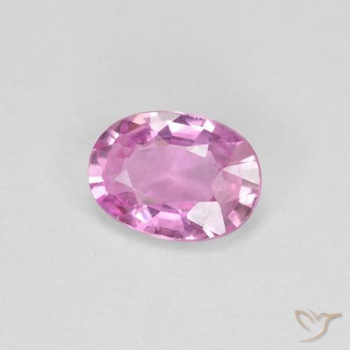 9,17 ctw natürlicher Helles Royal Lila Pink Saphir, Oval, VVS