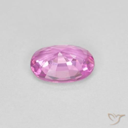 9,17 ctw natürlicher Helles Royal Lila Pink Saphir, Oval, VVS
