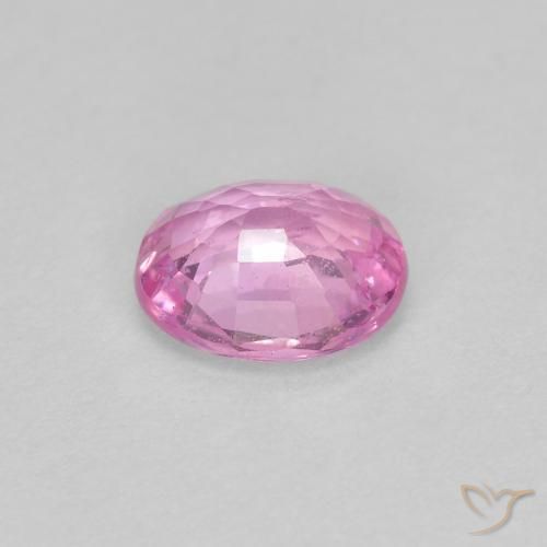 9,17 ctw natürlicher hellrosa Saphir, Oval, VS