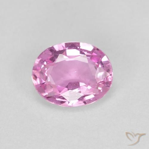 0.43ct Natürlicher Helles Royal Lila Pink Saphir, Oval, VVS-VS