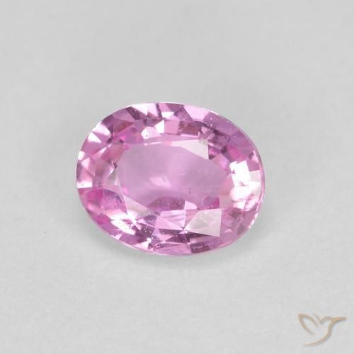 9,17 ctw natürlicher Helles Royal Lila Pink Saphir, Oval, VVS-VS